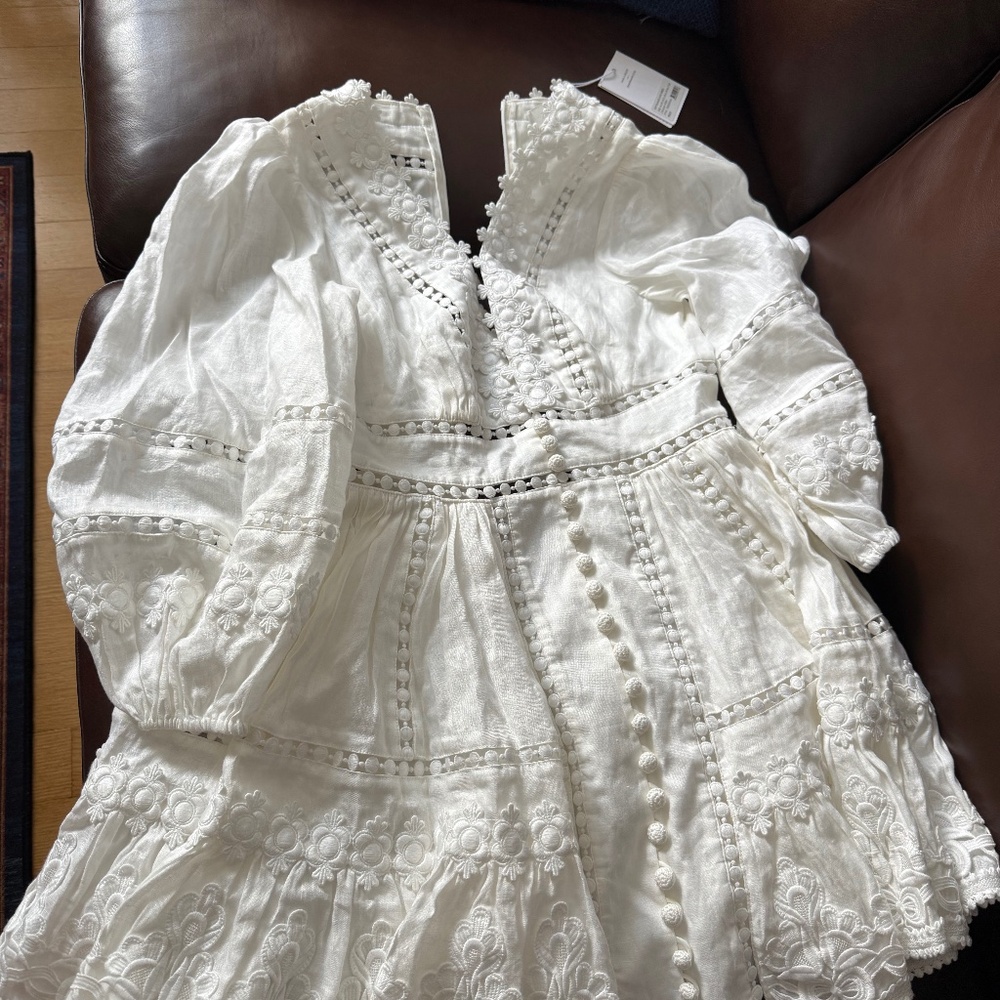 White Zimmermann dress 0p